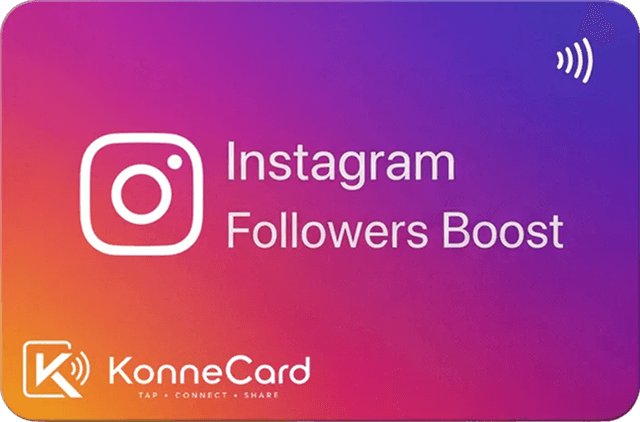 Instagram Boost par KonneCard